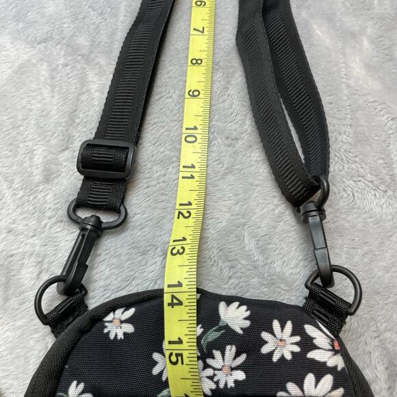 Choco Mocha Daisy Mini Backpack Day Pack Teen Girls Black Shoulder Strap School - Picture 8 of 11